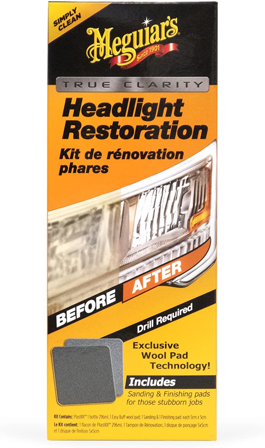 Kit de restauration de phares ultra-résistant Meguiar's