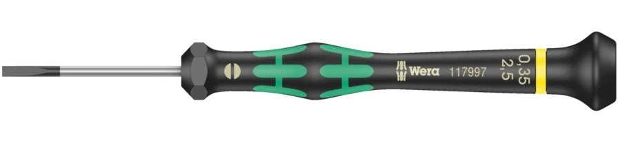 Wera - 2035 Screwdriver for slotted screws for electronic applications, 0.23 x 1.5 x 60 mm