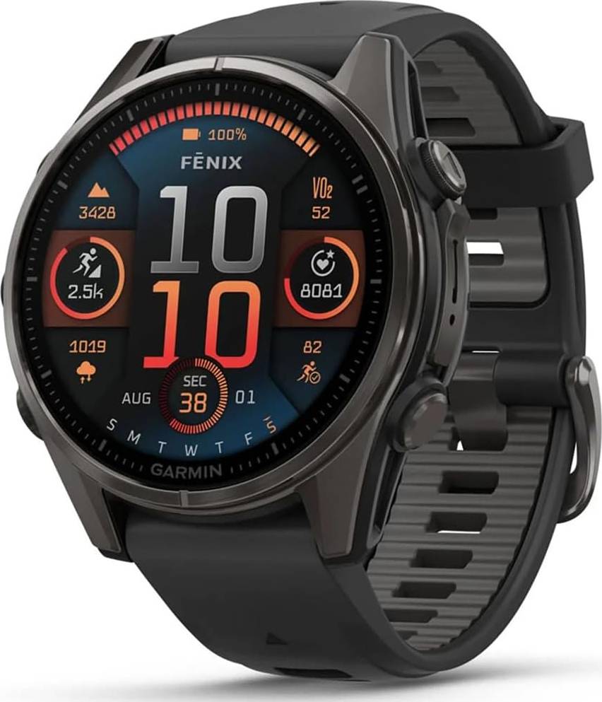 Garmin Fenix 8 43mm Amoled - Sapphire Carbon Gray