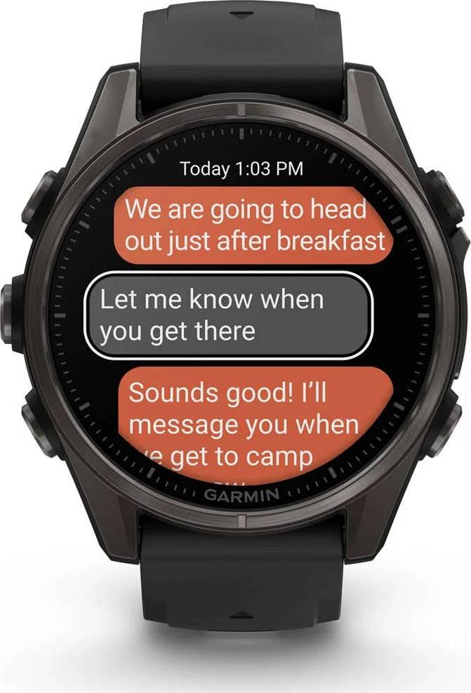Garmin Fenix 8 43mm Amoled - Sapphire Carbon Gray