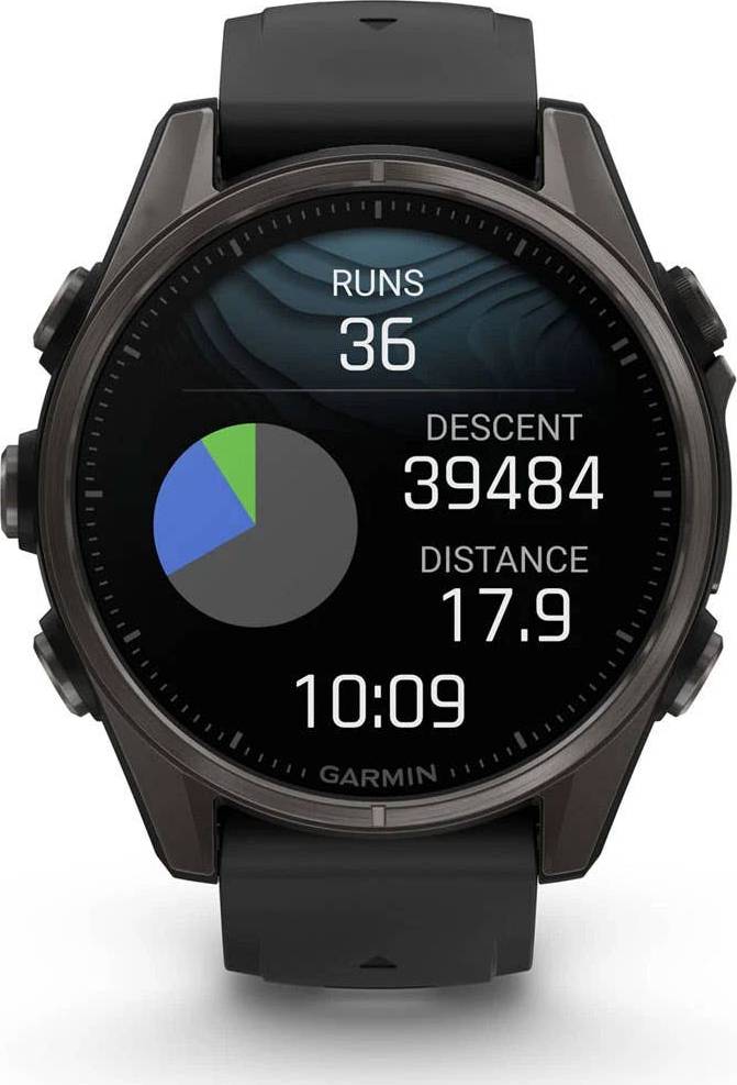 Garmin Fenix 8 43mm Amoled - Sapphire Carbon Gray