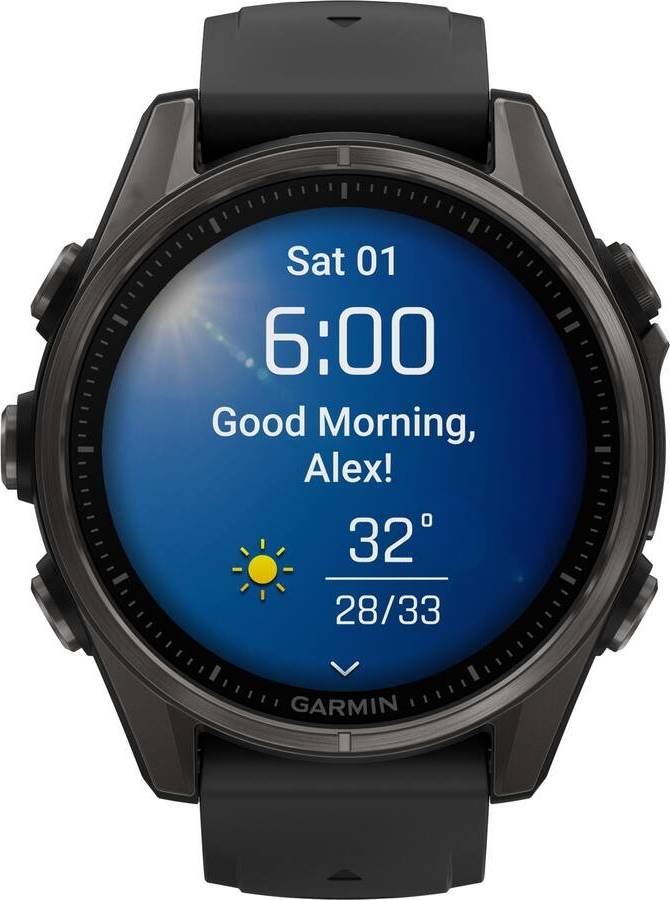 Garmin Fenix 8 43mm Amoled - Sapphire Carbon Gray