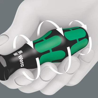 Wera - 335/350/355/6 Screwdriver set Kraftform Plus Lasertip and rack, 6 pieces
