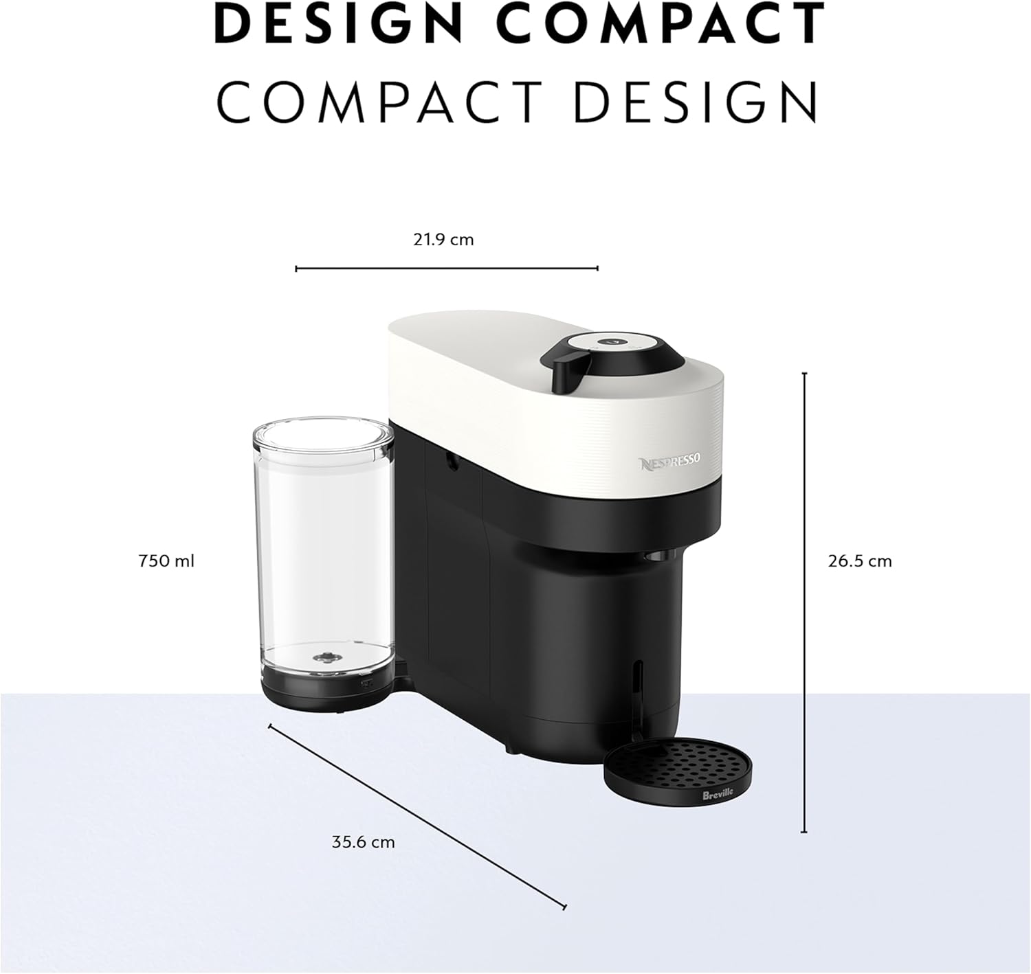 Nespresso Vertuo Pop+ - Coconut White