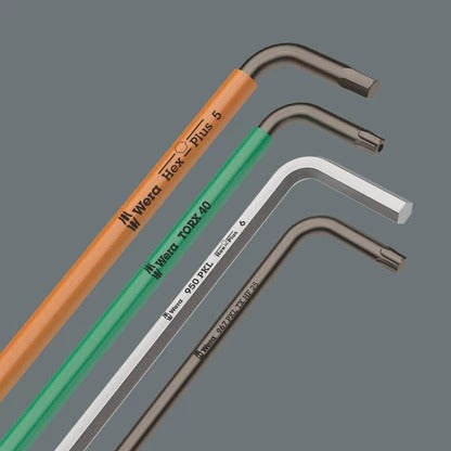 Wera - 950 SPKL L-key Multicolour, metric, 3 x 123 mm