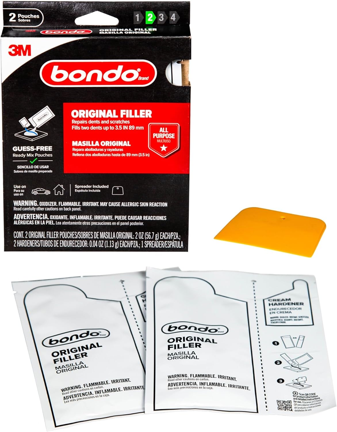 Bondo OriginaBondo® Original Automotive Body Filler Ready Mix Pouchesl Filler Ready Mix Pouch