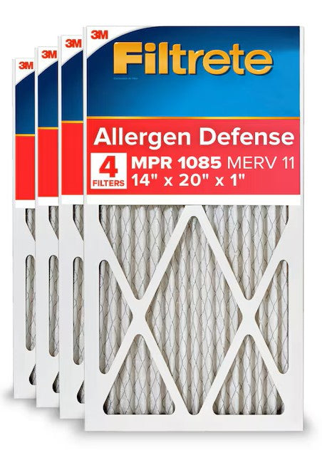 Filtrete 14 x 20 x 1 MPR1000 Premium Furnace Filters - 4 Pack