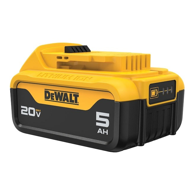 Kit de démarrage Dewalt 20V Max avec 2 batteries Lithium-Ion 5Ah et chargeur