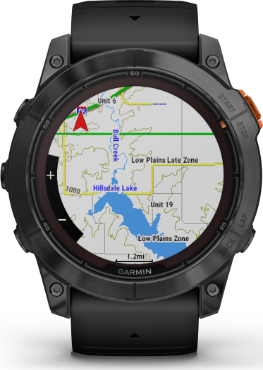 Garmin Fēnix 7X Pro Solar Edition - Slate Gray with Black Band