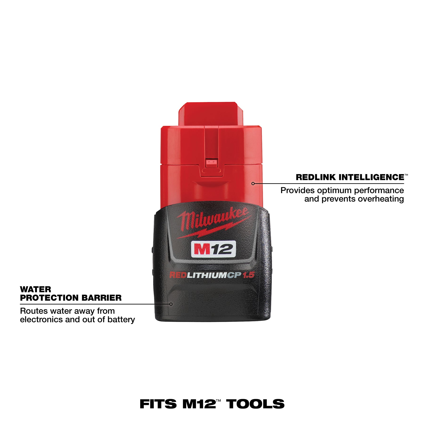 Milwaukee M12 Redlithium - 2 Pack