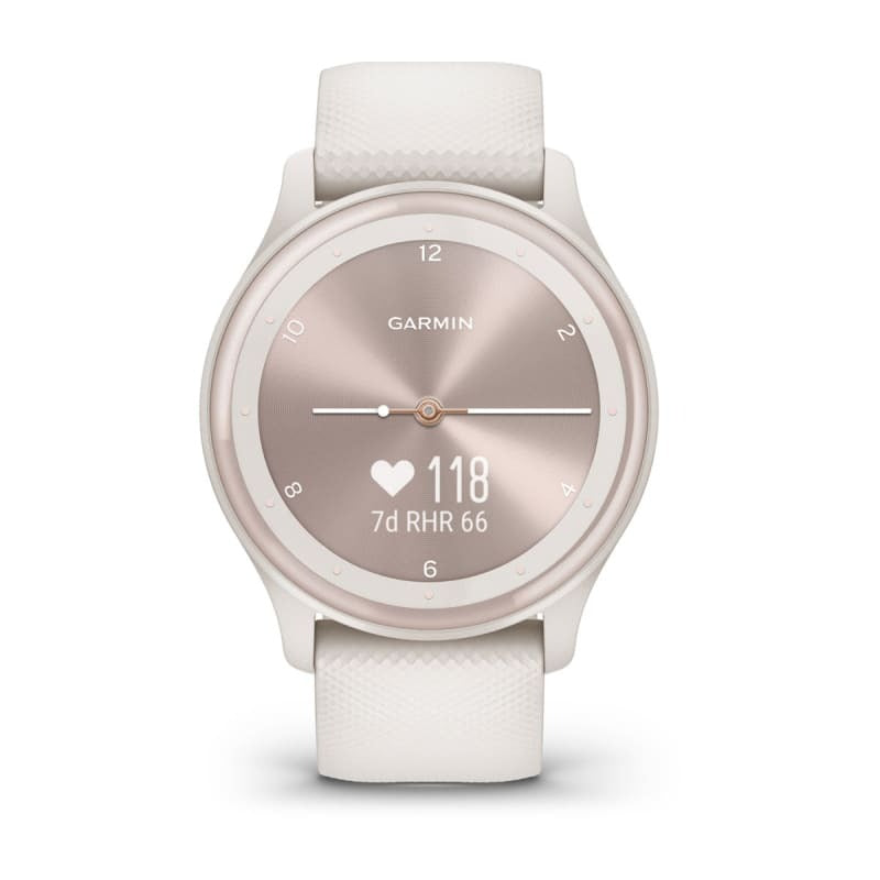Garmin Vivomove Sport Hybrid Smartwatch - White