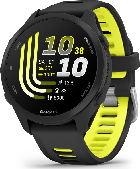 Garmin Forerunner 170 Music - Black Amp Yellow