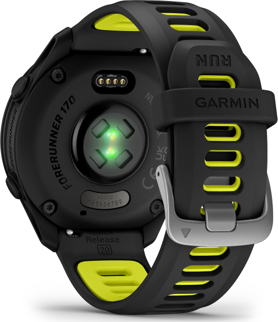 Garmin Forerunner 170 Music - Black Amp Yellow