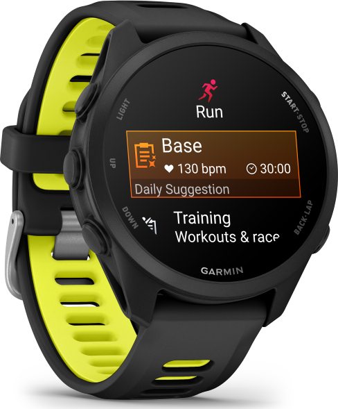 Garmin Forerunner 170 Music - Black Amp Yellow