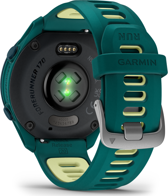 Garmin Forerunner 170 Music - Teal Green Citron