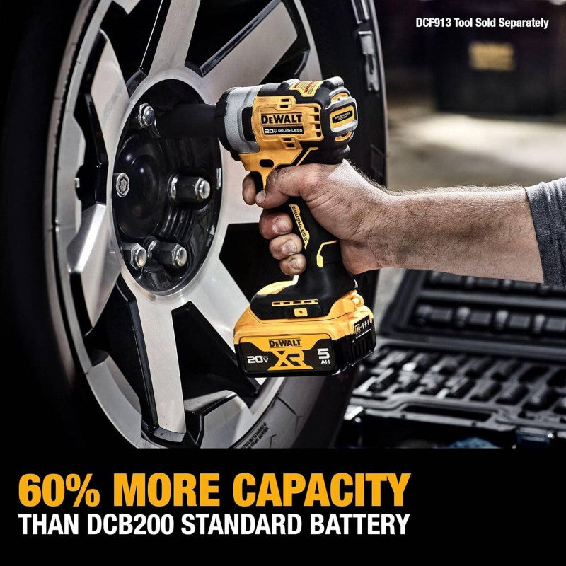 Lot de 2 batteries lithium-ion Dewalt 20 V Max XR 5,0 Ah