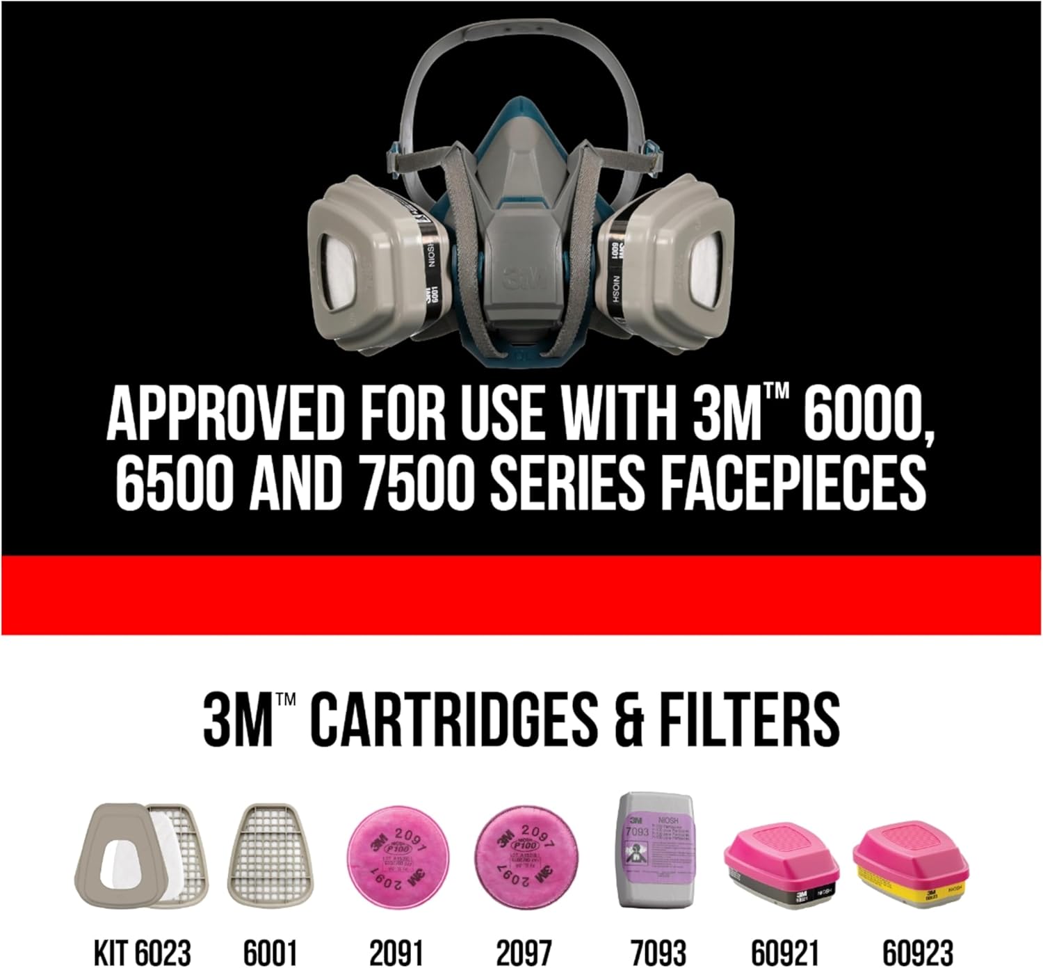 3M P100 Particulate Filter 1 Pair - V3