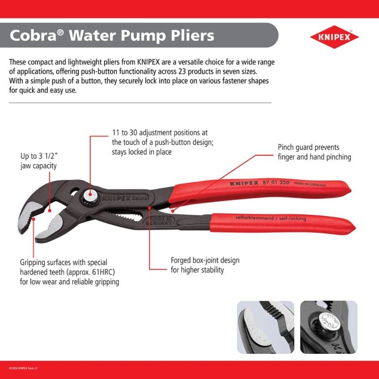 Knipex Cobra Pliers