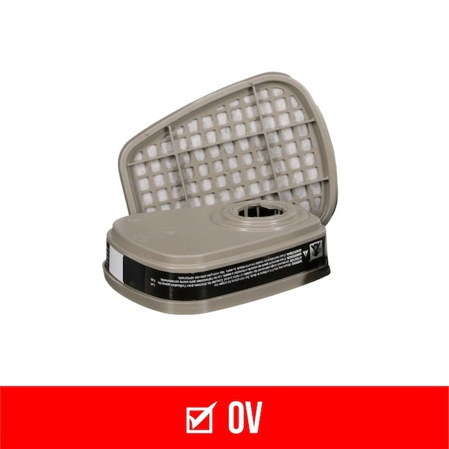 3M Organic Vapour Replacement Respirator Respirator Cartridge - 2 Pairs