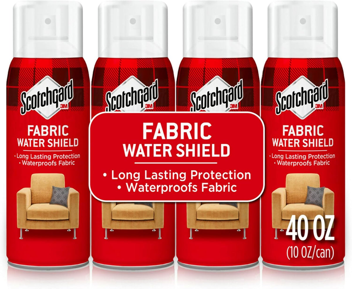 Scotchgard Fabric Water Shield Water Repellent Spray - 4 Pack