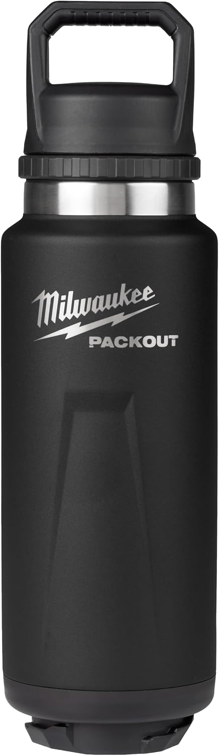 Milwaukee Packout 36OZ Insulated Bottle CL - Black
