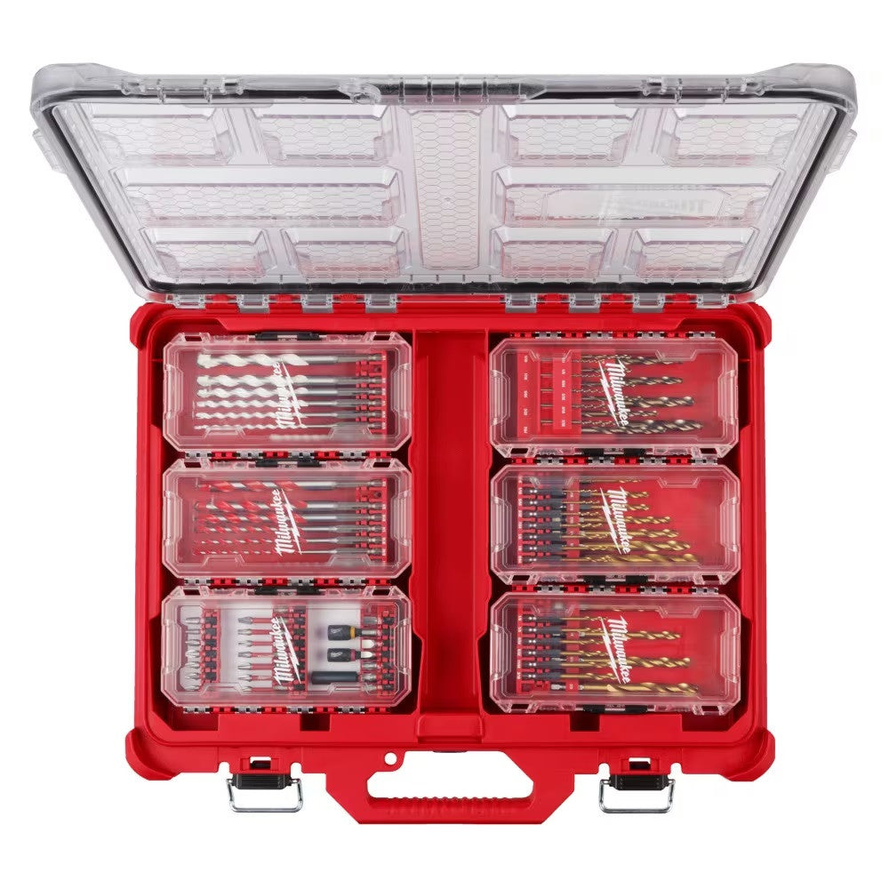 Milwaukee Tool Shockwave Impact Duty Driver Bit Set - 100 Pc