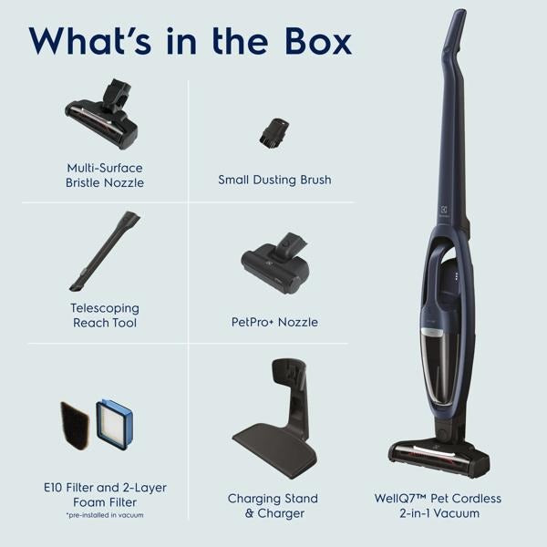 Electrolux Well Q7 Pet Vacuum - Indigo