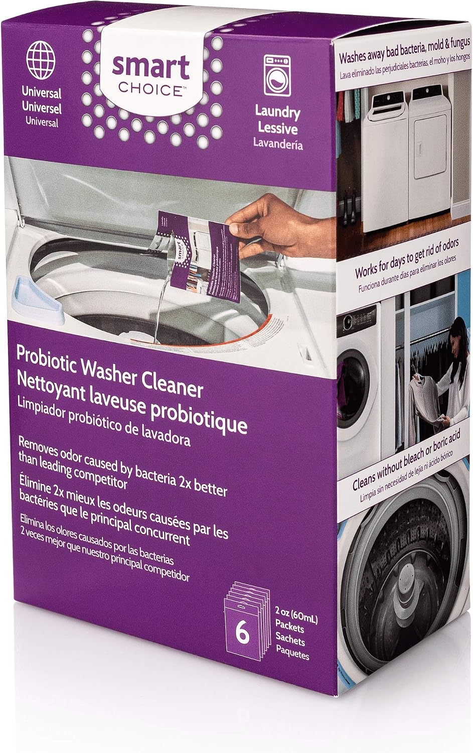 Frigidaire Smart Choice Probiotic Washer Cleaner - 6 Pack