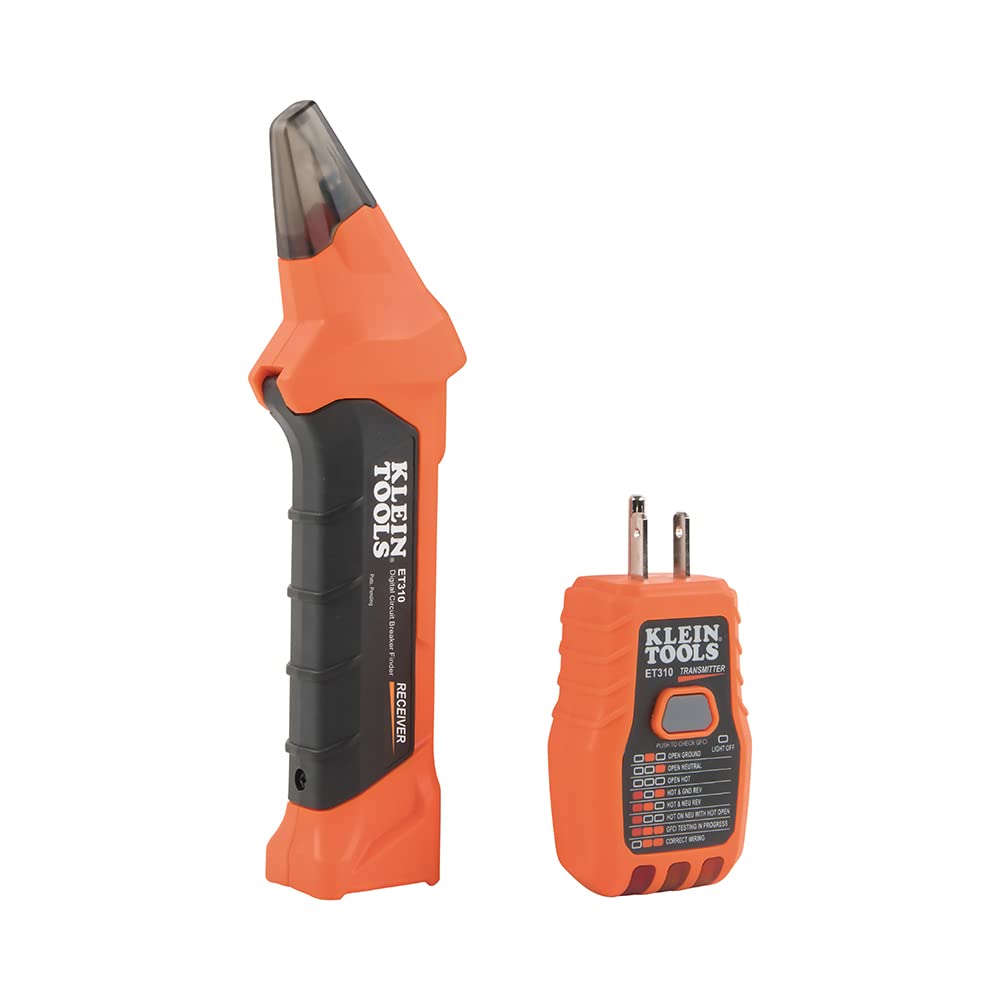 Klein Tools AC Circuit Breaker Finder Kit with Electric Tester Leads Adapters in a Case