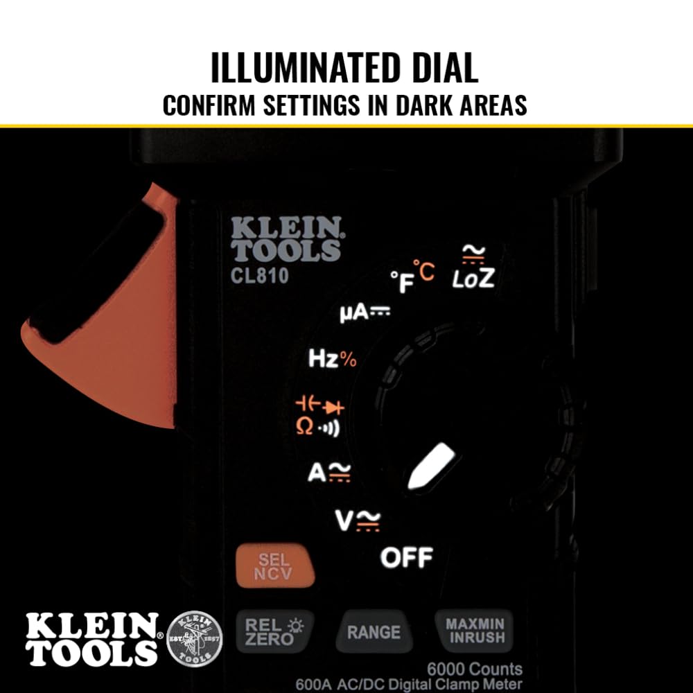 Klein Tools Digital Pro Clamp Meter with Flashlight