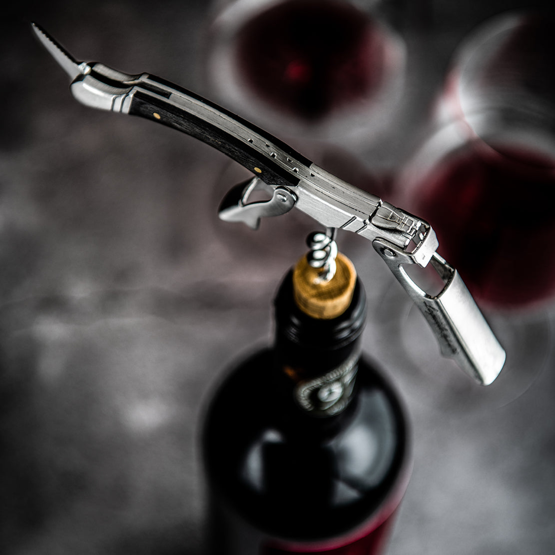 Laguiole Luxury Line Black Corkscrew