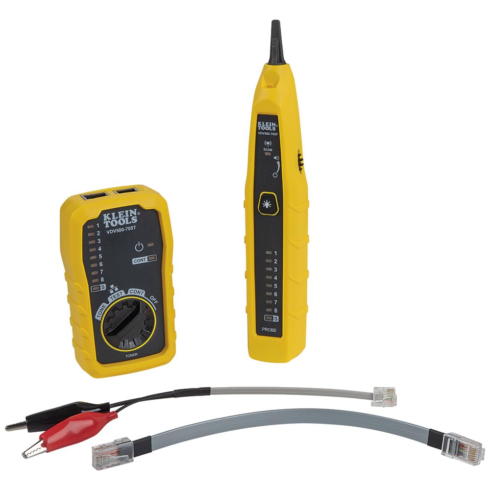 Klein Tools Wire Tracer Tone Generator & Probe Kit for Ethernet