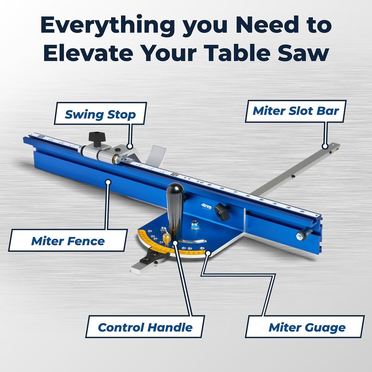 Kreg Table Saw Precision Miter Gauge System