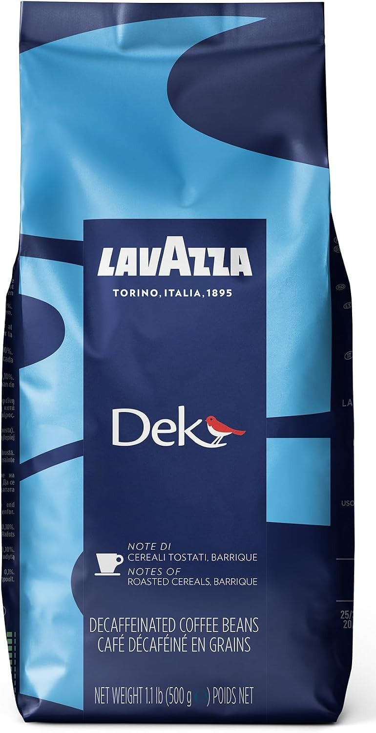 Lavazza Dek Whole Bean Coffee Blend Decaf - 500g Bag