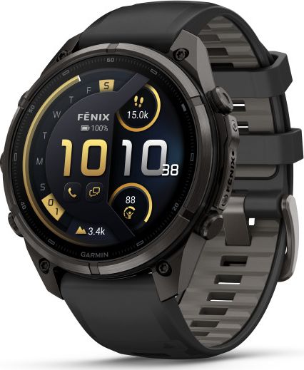 Garmin Fenix 9 Pro Inreach 47mm Titane - Gris Carbone