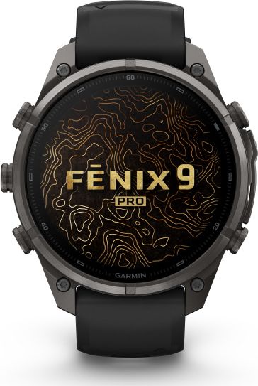 Garmin Fenix 9 Pro Inreach 47mm Titanium - Carbon Gray