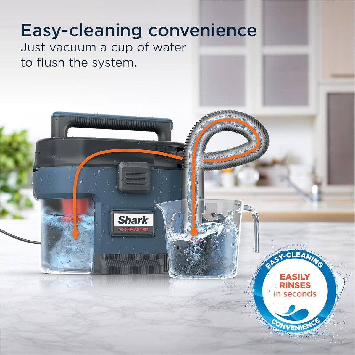 Aspirateur eau et poussière portable Shark MessMaster