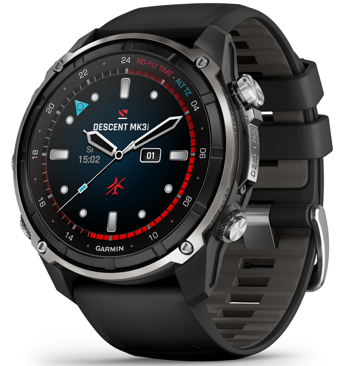Garmin Descent Mk3i 51mm Ti - Black