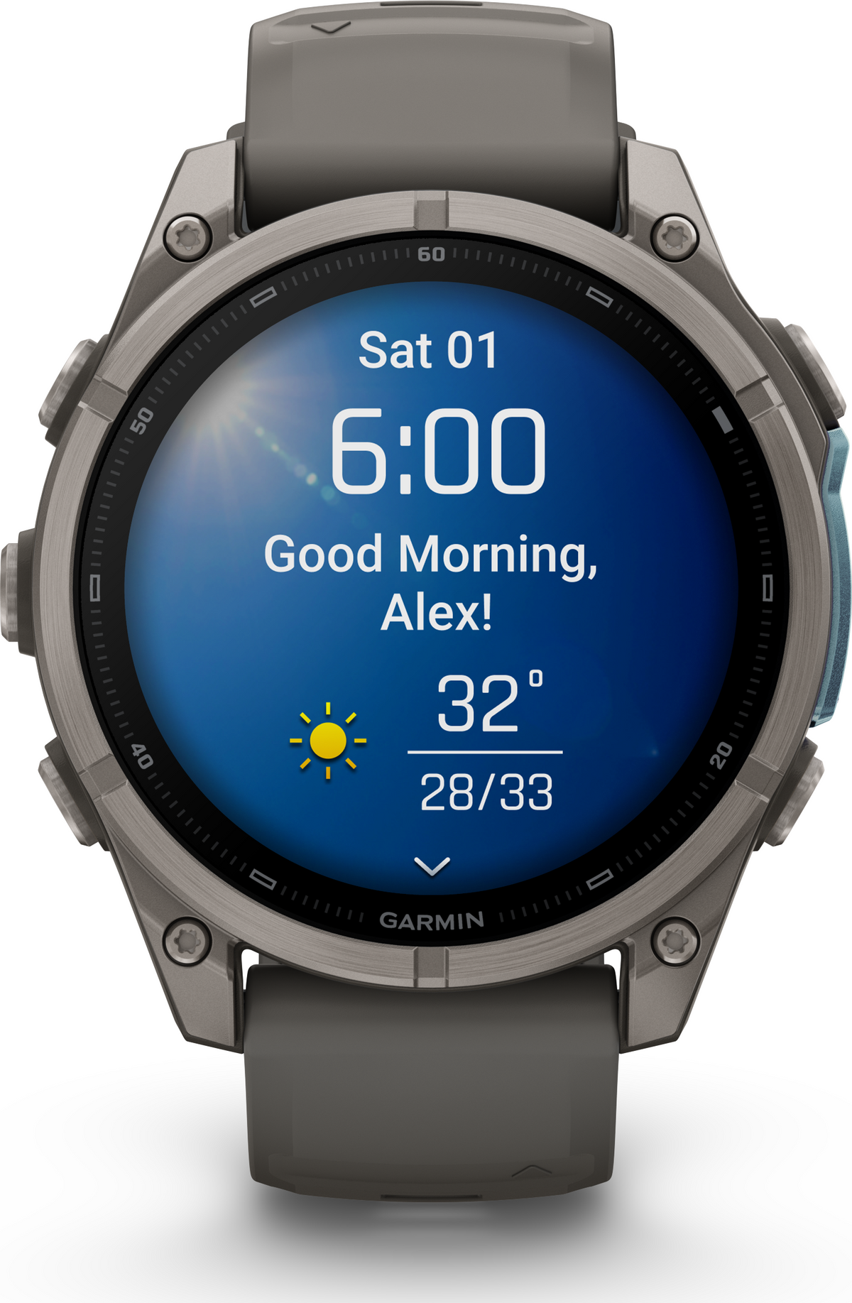Garmin Fenix 9 47mm Titanium - Pebble Gray