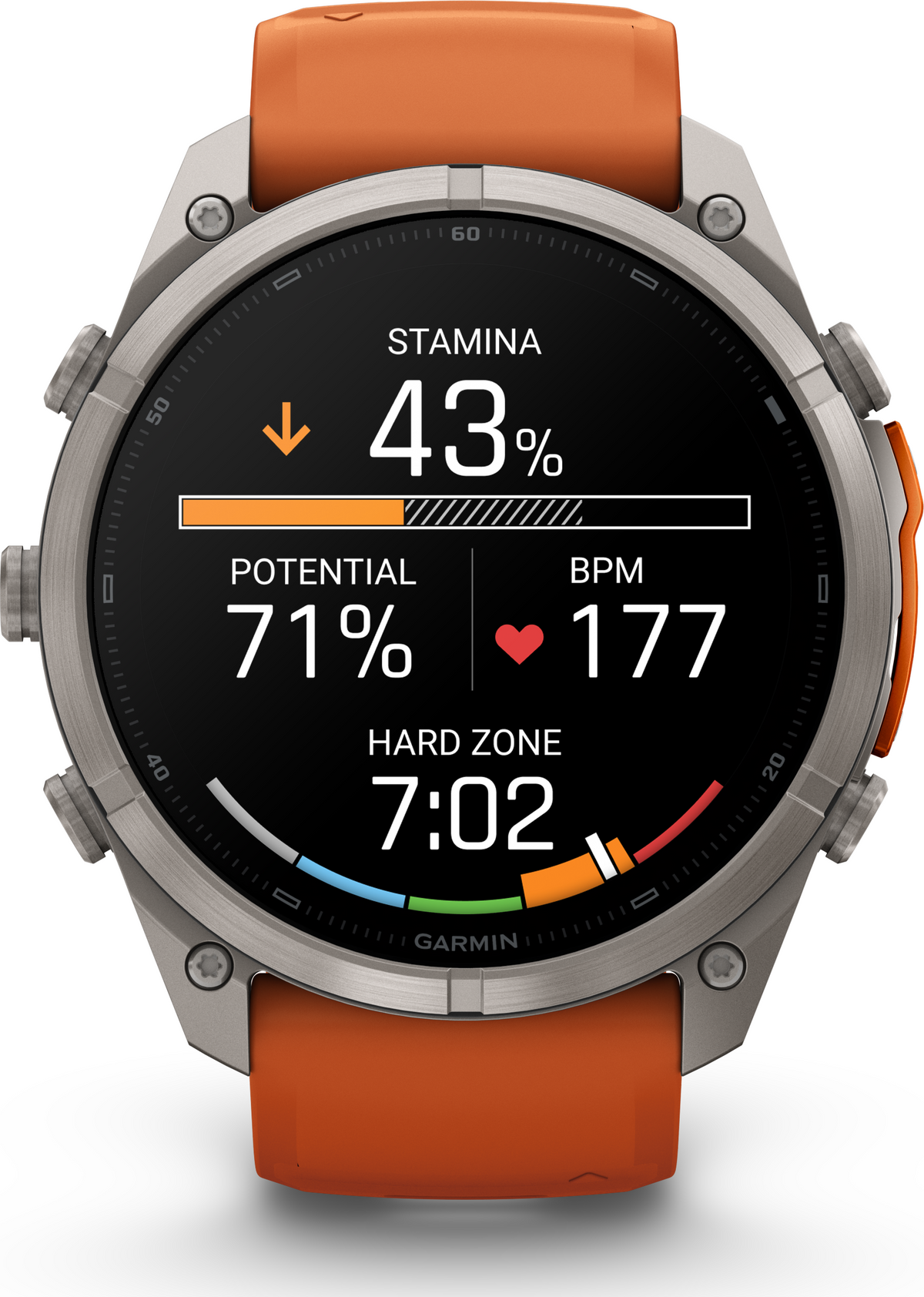 Garmin Fenix 9 Pro 51mm Titanium - Autumn Orange
