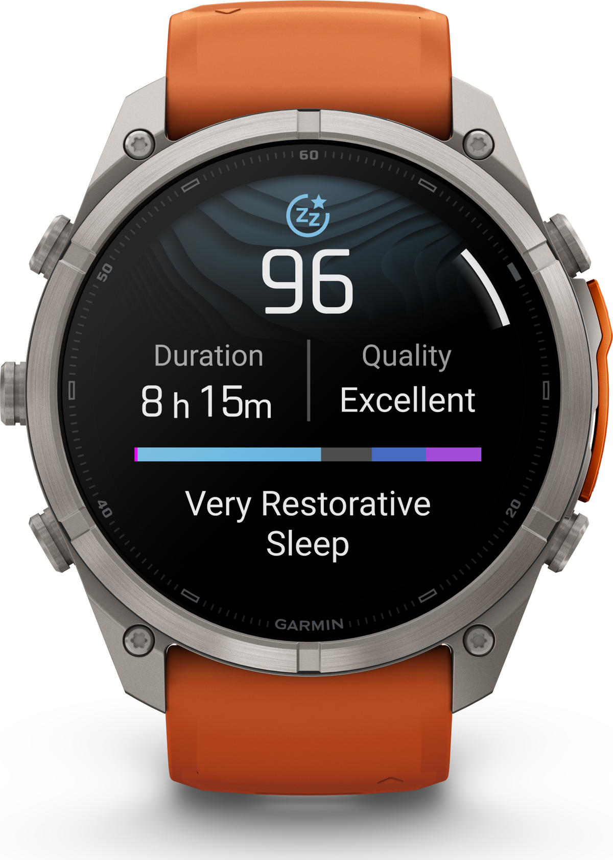 Garmin Fenix 9 Pro 51mm Titanium - Autumn Orange