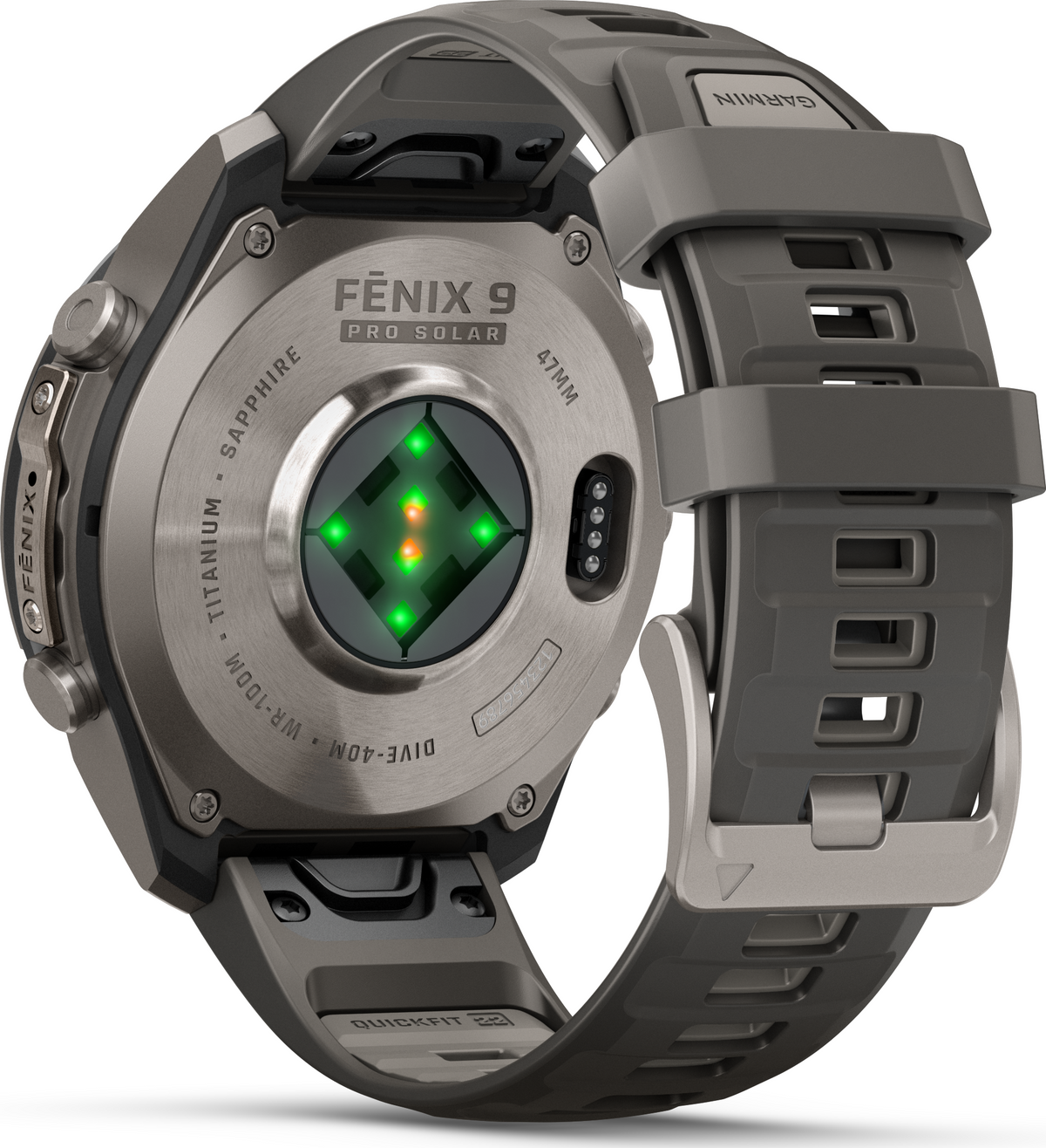 Garmin Fenix 9 Pro 47mm Titanium - Pebble Gray