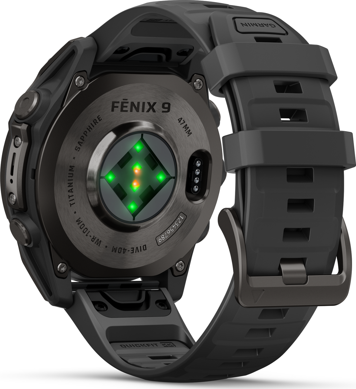 Garmin Fenix 9 47mm Titanium - Carbon Gray