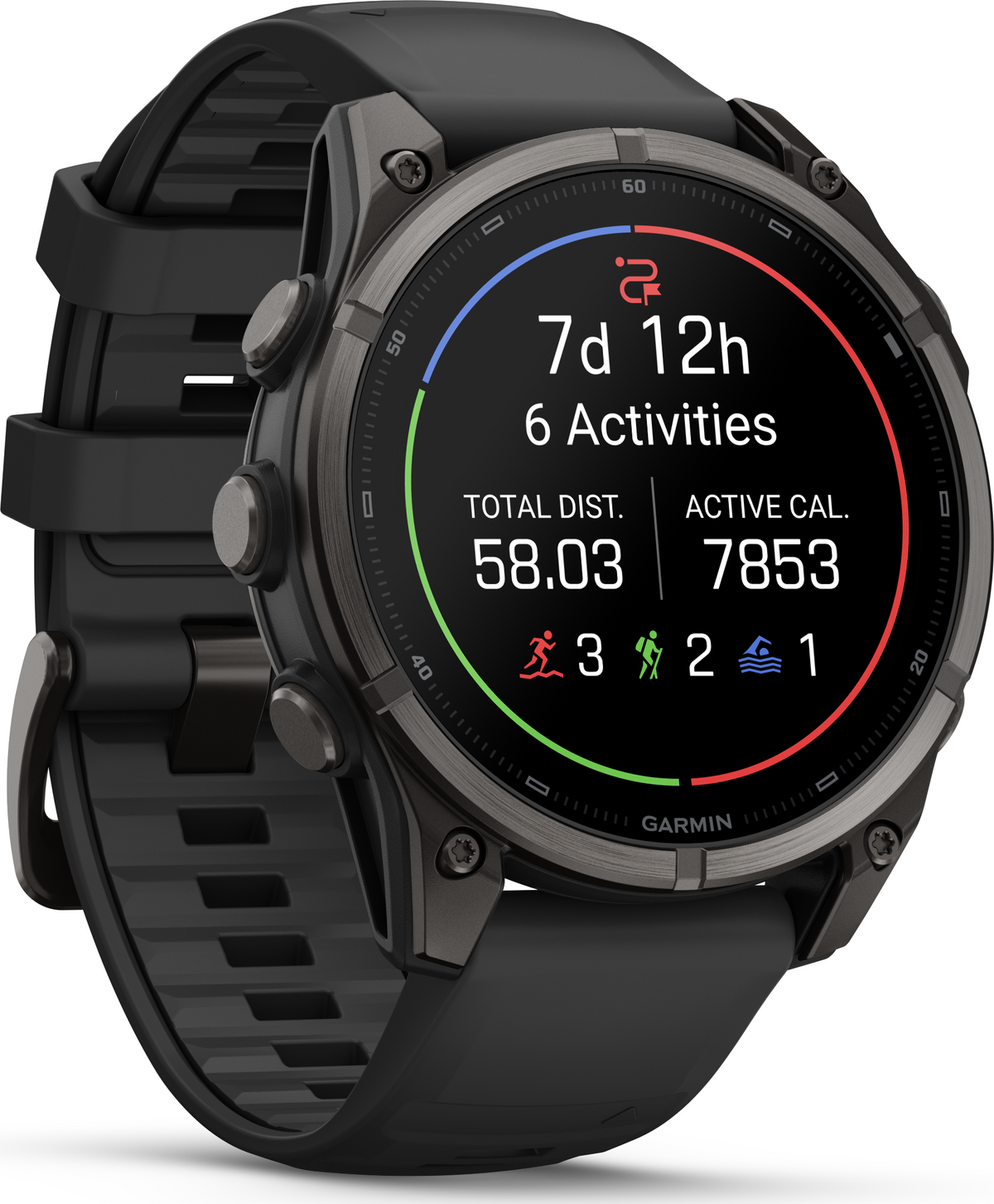 Garmin Fenix 9 47mm Titanium - Carbon Gray