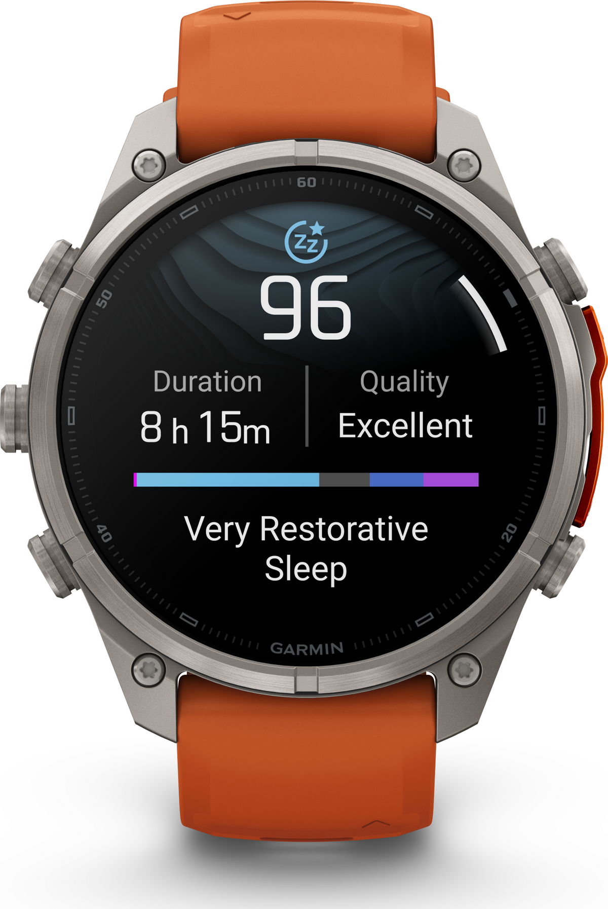Garmin Fenix 9 Pro 47mm Titanium - Autumn Orange