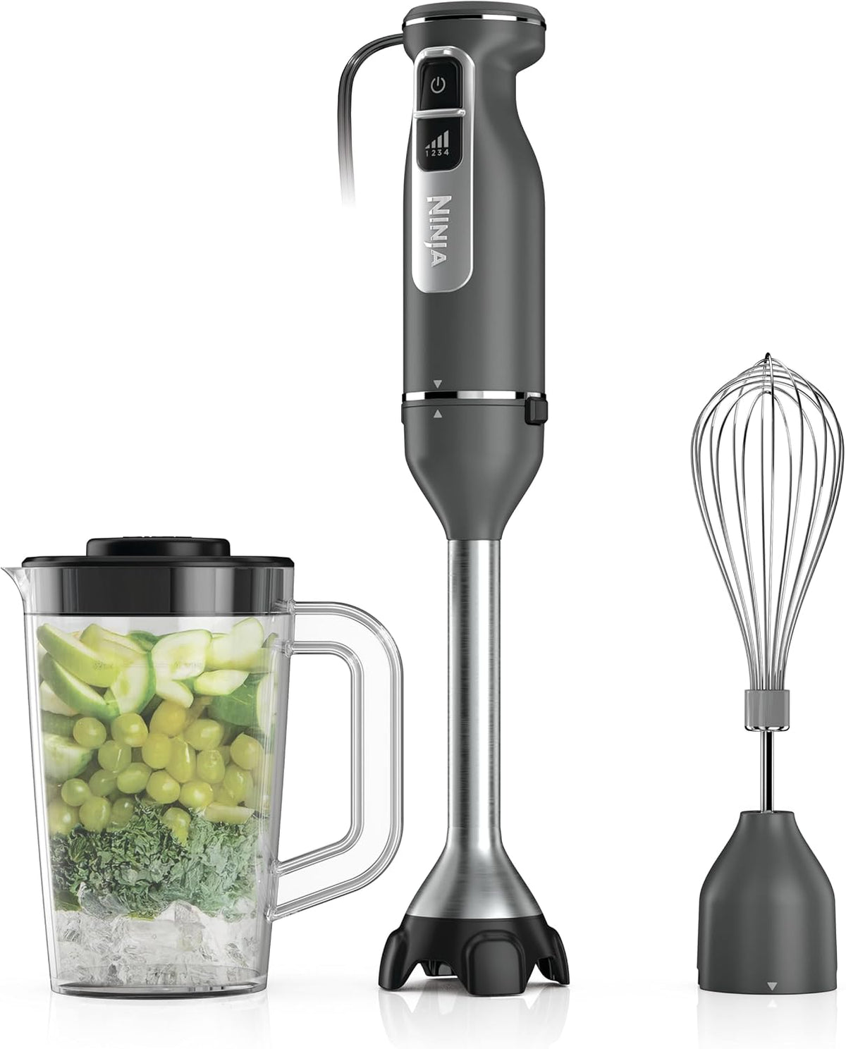 Ninja Power Duo Immersion Blender With Whisk