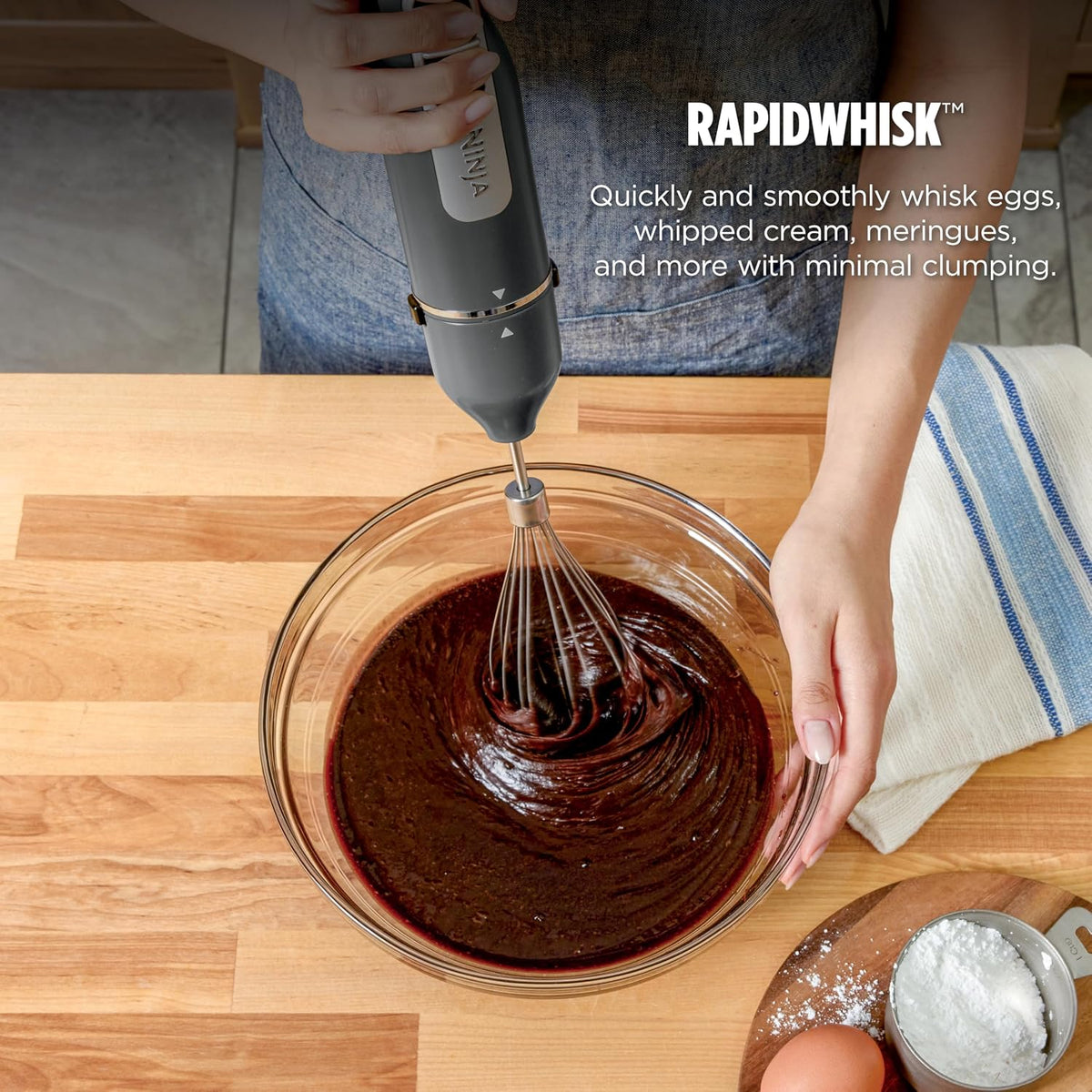 Ninja Power Duo Immersion Blender With Whisk