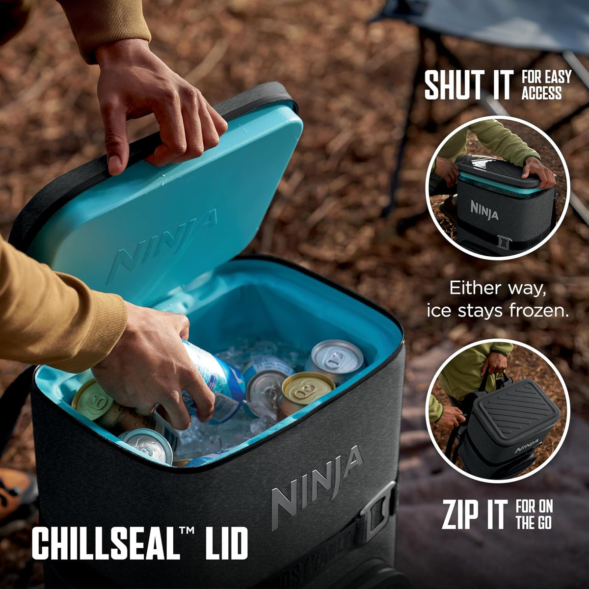 Ninja Outdoor Frost Vault Go 24 Backpack Soft Cooler - Charcoal Gray