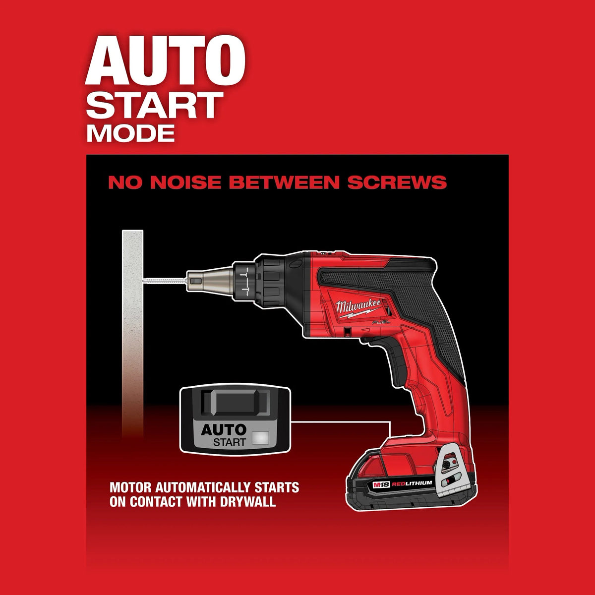 Milwaukee M18 Fuel Drywall Screw Gun BT