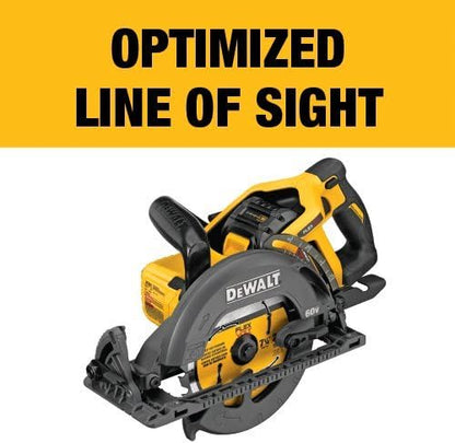 Dewalt 60V Max Flexvolt 7-1/4" Worm Drive Style Saw Kit avec 1 batterie, chargeur et sac